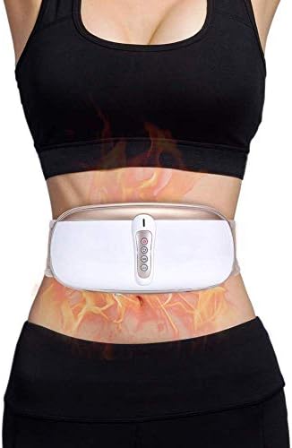 Slimming Weight Loss Belt, Adjustable Vibration Massage with Mild Heat, 4 Massage Modes for Weight Loss, Skin Firming, Belly Fat Burner for Women & Men, Improve Blood Circulation