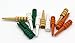 Spiel Pro - 12 Spare Cribbage Pegs - 3 Each Orange, Green, White, Clear