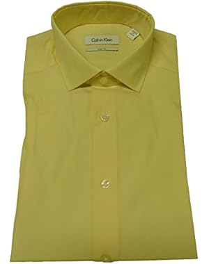 Calvin Klein Slim Fit Shirt, Size 16 34-35, Buttercream,