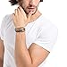 MOWOM Alloy Genuine Leather Bracelet Bangle Cuff Cord Anchor Surfer Wrap Adjustable