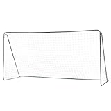 Franklin Sports Competition Steel Soccer Goal, 12 X 6 Foot, Silver