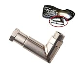 DEWHEL Stainless Steel 90 Degree Defouler O2 Oxygen Sensor Fitting Bung for Headers and Exhaust pipes