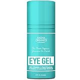 Radha Organics Eye Gel for Dark Circles, Puffiness, Wrinkles and Bags - 100% Natural