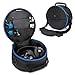 ENHANCE Portable Headphone Case for Wired & Bluetooth Wireless Headsets - Compatible with Beats, Bose, Sony and More - Dual Layered Padding, Accessory Storage, Shoulder Strap & Carrying Handle primary