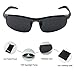 JULI Polarized Sunglasses,Sports Designer Fashion Sunglasses for Men Women Driving Baseball Cycling Fishing Golf Al-Mg Alloy Superlight Unbreakable Frame
