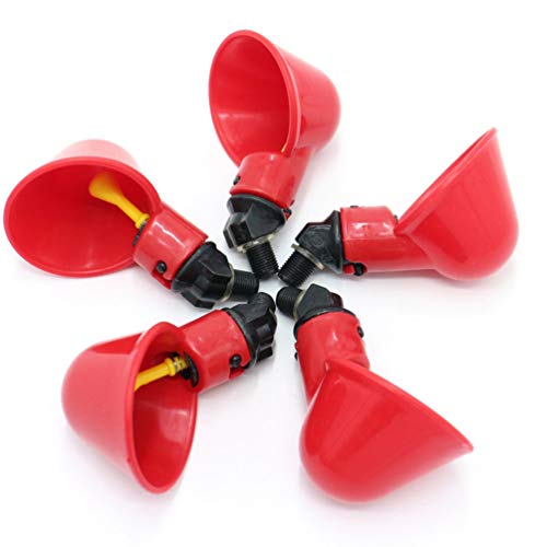 UPKOCH 15Pcs Automatische Huhntrinkmaschine Geflügeltrinkbecher Taubentränker Wachteltrinker Feederbecher für Heimfarm… – Bild 5