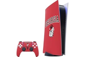 Skinit Decal Gaming Skin Compatible with PS5 Bundle - Officially Licensed University of Georgia Bulldogs Logo Design