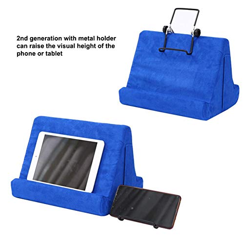 Soft Pillow for iPads, Multi-Angle Pillow Lap Stand,Tablet Computer Stand for eReaders, Smartphones, Books, Magazine