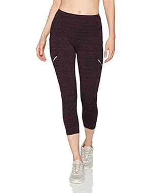 Performance Women's Cosmic Spacedye High Waist Crop Tight With Side Pockets