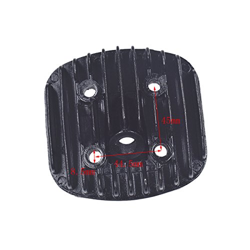 NAVARME Black 47mm Cylinder Head Set For 80CC Motorized Bicycle Bike Engine Parts