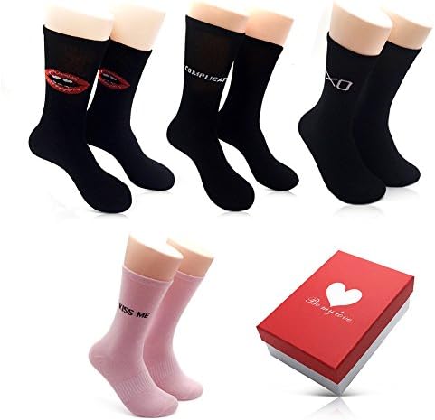 Crew Girls Womens Socks Fun โ Thanksgiving Christmas Gifts for Her Presents Women