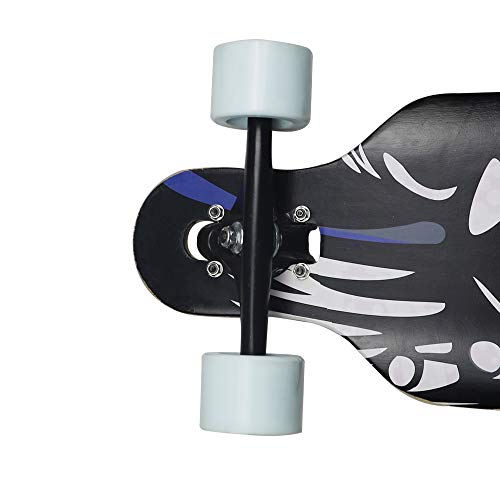 2 TOYEEKA+Drop+Through+Longboard+Skateboard+Cruiser