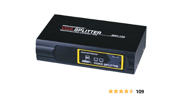 Monoprice 2-Way VGA/SVGA Splitter 