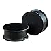 1 Pair Black Soft Silicone Flexible Ear Plugs Gauges