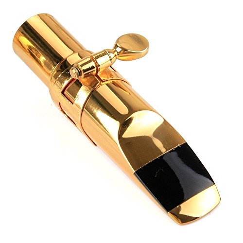Tenor Sax Mouthpiece, UMsky Gold Plated Metal Tenor Saxophone