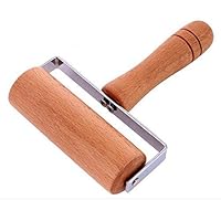 Lasten Pastry and Pizza Baking Roller Pin, Non Stick Wood Rolling Pins for Baking(T-Shape)