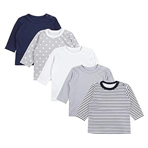 TupTam Baby Jongens Shirt met Lange Mouwen 5-pack