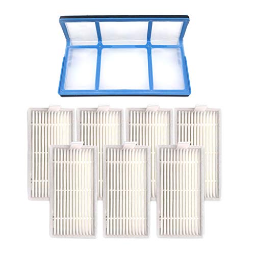 Meidexian888 1x Filter Cotton Filter + 7X Filter for Ilife V50 V5SPRO V5S Robot Sweeper