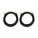 Audio2000's C26012P2 12 Ft 1/4 Inch TRS Right Angle to 1/4 Inch TRS Cable (2 Pack)