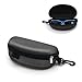 Portable Zipper Eye Glasses Sunglasses Clam Shell Hard Case Protector Box,Tuscom