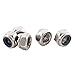 uxcell 5pcs M10x1.5mm Metric 304 Stainless Steel Anti-Loose Nylon Insert Lock Hex Nuts