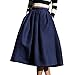 yige Women's High Waisted A line Skirt Skater Pleated Full Midi Skirt