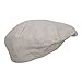 e4Hats.com Men's Linen Summer Ivy Cap - Beige S/M