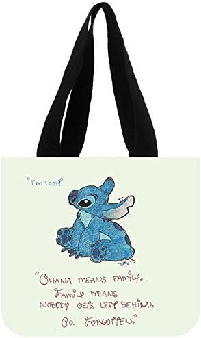 Emana Lilo&Stitch Background Tote Bag for women Shopping