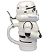 STAR WARS Stormtrooper Beer Stein - Collectible Ceramic Figural Mug with Pewter Metal Hinged Lid