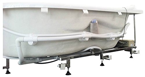 EAGO AM124ETL-R 6' Right Corner Acrylic Whirlpool Bathtub for Two, White
