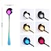 NewKelly Colorful Spoon Long Handle Spoons Flatware Coffee Drinking Tools Kitchen Gadget (Multicolor)