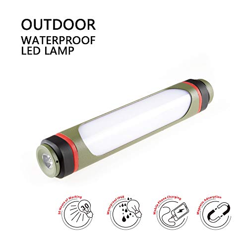 CELAVY Multi-Function Camping Lamps, Rechargeable Camping Light, Portable Power Bank and Flashlight, Emergency Camping Lamps, Mosquito Repellent Lantern, Outdoor SOS Warning, Waterproof IP68