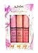 NYX Cosmetics Enchanted Kiss Butter Lip Gloss Set 3 Piece Set