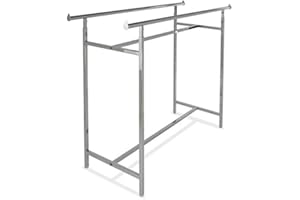 ONLY GARMENT RACKS Adjustable Double Rail Rack