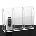 Ivosmart Wall Mount Acrylic TV Remote Control Mobile Phone Storage Holder Media Organizer Caddy
