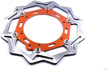CNC 270MM Front Floating Brake Disc Rotor For KTM EXC SX SXS SXF XC XCW XCF MXC GS MX MXC EXCG LC4 SIX DAYS Enduro Supermoto (KTM, Orange)