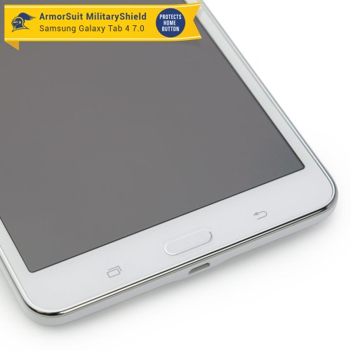 ArmorSuit MilitaryShield - Samsung Galaxy Tab 4 7.0 Screen Protector - Anti-Bubble Ultra HD Shield w/ Lifetime Replacements