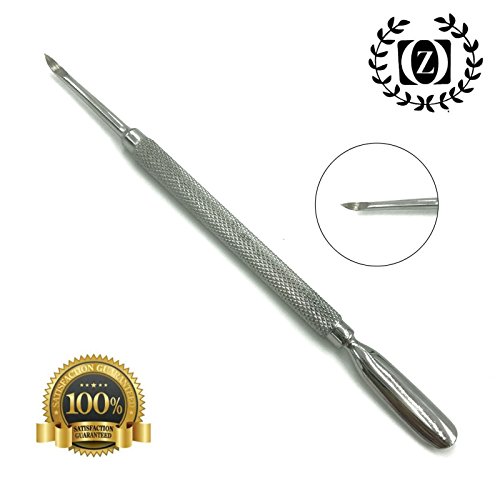 Spoon Cuticle Pusher Cleaner Trimmer Manicure Pedicure Nail Care Tools 2 Pc Set