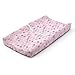Summer Ultra Plush Changing Pad Cover, Pink Swirl
