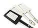 The Bride, Also The Brides & The Groom Wedding Honeymoon Luggage tags Set of 3, Black & White, Large