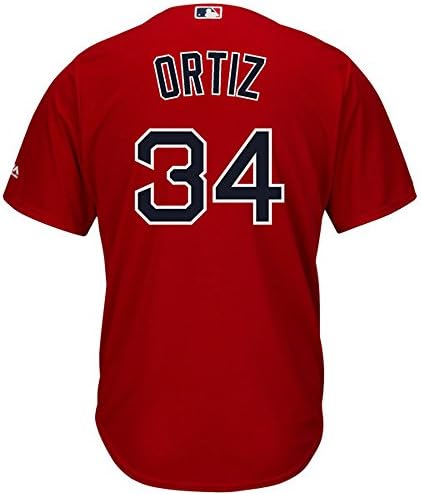 Mens Baseball Jerseys #34 David_Ortiz Home White Red Player Cool Jerseys