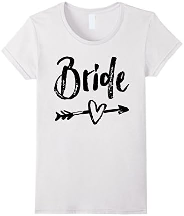 Women's Bride Gift. Bridal Shower Gift. Bride Shirt. Bride T-shirt.  Small White