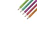 Paper Mate Handwriting Triangular Wood case Pencil Set with Sharpener, HB #2, Fun Barrel Colors, 6 Count (2017521)