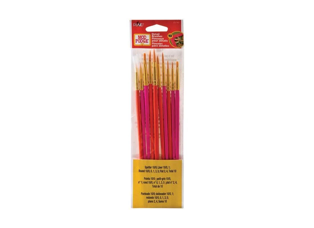 Mod Podge Detail Brush Set,