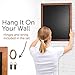 Chalk Board Sign Chalkboard Blackboard - Hanging Chalkboard Sign Black Board Chalkboards Framed Large Chalkboard 18x22 Chalk Boards with Frame Magnetic Chalkboard Chalk Markers Kids Chalkboard Eraser