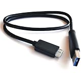Bargains Depot Electronics® Products Brand New 1.5 ft USB 3.0 Data Cable Cord For LaCie Porsche Design P'9220 500GB 301998 1TB 302000 + Free Gift