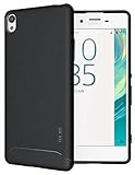 Sony Xperia XA Case, TUDIA Slim Full-Matte ARCH TPU Bumper Protective Case for Sony Xperia XA [Not Compatible with Xperia XA Ultra Version] (Black)