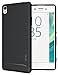 Sony Xperia XA Case, TUDIA Slim Full-Matte ARCH TPU Bumper Protective Case for Sony Xperia XA [Not Compatible with Xperia XA Ultra Version] (Black)