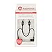 RadiArmor Anti-Radiation Air Tube Headphones with Microphone – Reduce RF to Negligible Levels (Black)