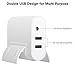 MacBook Pro Charger Upgraded Version, WEGWANG Power Adapter Replacement for MacBook Pro 13 in Retina Display, No Spark and No Overcharging Technology Design with 2 USB Port(60W MagSafe 2 T-tip)